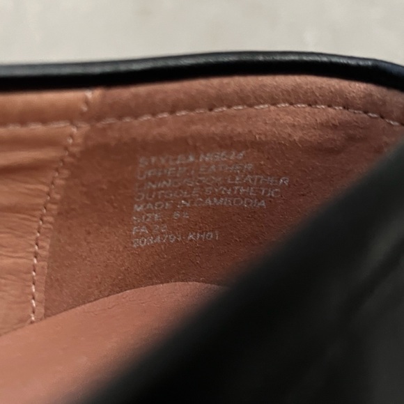 Madewell The Bradley Lugsole Loafer in Black Leather Size 6.5 Platform $158 - Picture 7 of 11